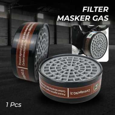 SAFURANCE Cartridge Filter Masker Gas Respirator Organik