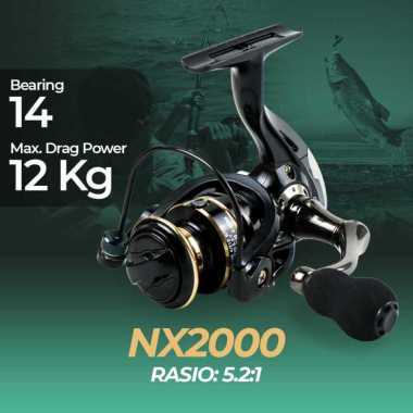 TaffSPORT Metal Reel Pancing Spinning Fishing Reel 5.2:1
