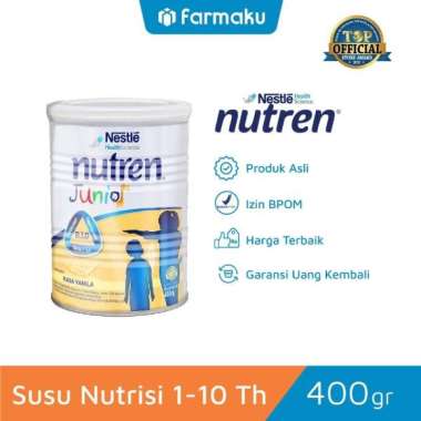 Promo Harga NESTLE Nutren Junior Vanilla 400 gr - Blibli