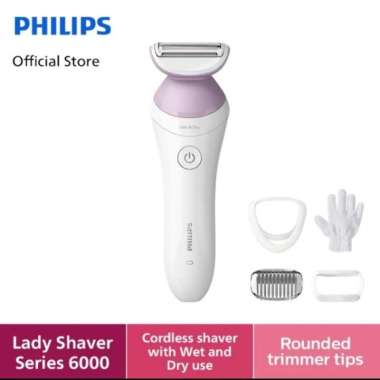 Philips Lady Shaver 6000 BRL136|00 Alat Cukur Wanita Elektrik