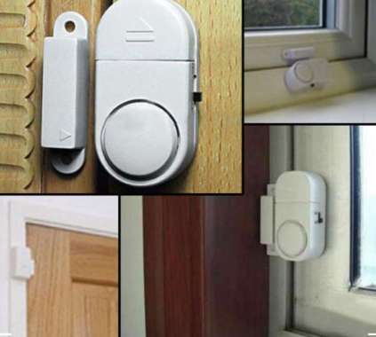 Alarm Pintu - Alarm Rumah - Alarm Anti Maling - Alarm Meja barang unik Putih