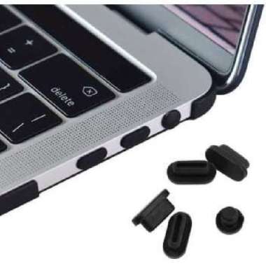 Karet penutup port laptop Universal dust plug untuk Laptop anti debu Hitam