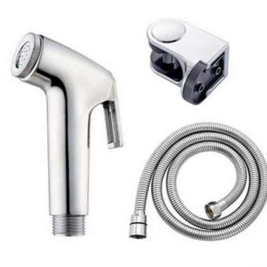Jet Shower Kloset Bidet Toilet Semprotan WC Duduk Kamar Mandi Pakai-Selang
