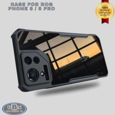 CASING ROG PHONE 8 / ROG PHONE 8 PRO CASE TRANSPARANT HARDCASE AUTHENTIC ROG 8