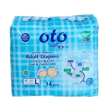 Promo Harga OTO Adult Diapers L14 14 pcs - Blibli