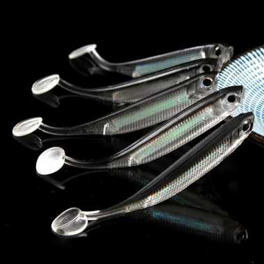 Atriptime Umpan Pancing Ikan Rainbow Soft Lure Bait 7cm 5 PCS