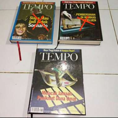 Bundel Majalah Tempo - Edisi Tahun 2004 - 2005 Kondisi ada Minus