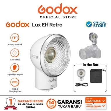 Godox Lux Elf Retro Camera Flash Godox Flash Kamera