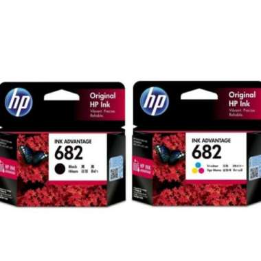 Tinta Cartridge HP 682 Black - Color Ink Advantage for Printer HP 1216,2335, 2336, 2337, 6075, 6078,