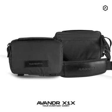 AVANDR X1X Blackmatte Tas Selempang Pria BLACK