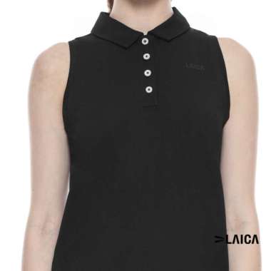 LAICA COURT Tee - Polo Shirt Wanita L Onyx