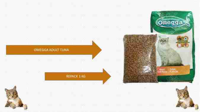 Makanan Kucing OMEGA TUNA Omegga Cat Food 1 KG