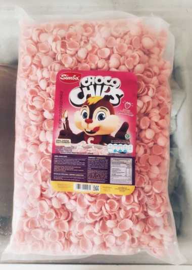 Simba Choco Chips / Crunch STRAWBERRY Kemasan 1 kg