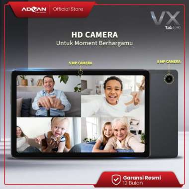 ADVAN TAB VX LITE 10.4” Ram 6/128gb TABLET Dual SIM Card 4G LTE