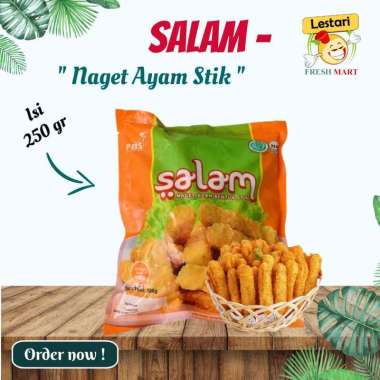 SALAM Chicken Nugget Stick 250 gr / Nugget Stik Ayam Salam / Cemilan Enak Naget Stik Ayam Frozen Foo