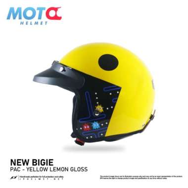 Helm JP Retro New Bigie Couple - PAC Invaders - YellowLemonGlos L