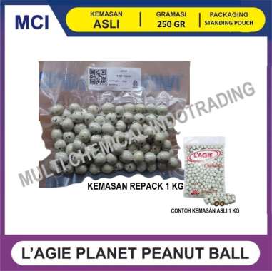 (KEMASAN VAKUM) LAGIE FEBBY PEANUT PLANET - 250 GR
