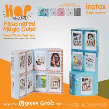 Photo Magic Cube DIY Rak Album 24 Foto 2R / Instax Mini Frame Stand Fascinated Multifungsi Underwate