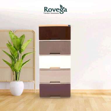 LEMARI SUSUN MINIMALIS RAK PLASTIK TERBARU DRAWER 5 SUSUN CMG 537