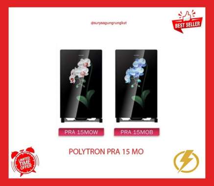 KULKAS POLYTRON 1 PINTU 150 LITER 75 WATT - PRA 15 MO