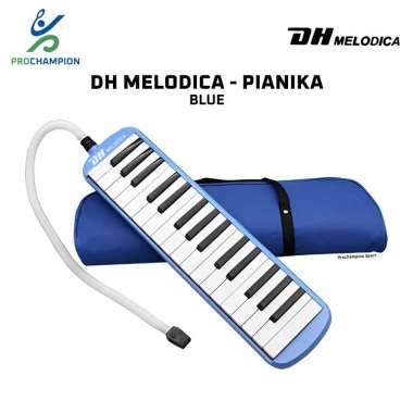 Pianika Original DH Melodica Cover Biru