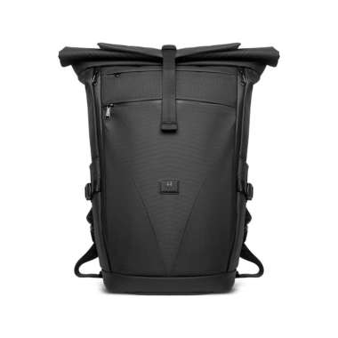 GRG - Backpack Narra Tas Ransel Pria Anti Air I Tas Ransel Waterproof Masuk Laptop 14Inch Black