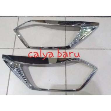 Garnish Cover Lampu New Calya Sigra Facelift 2019 2020 2021 2022 crome Depan