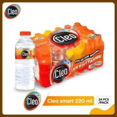 CLEO 220 Ml isi 24 Botol Air Minum Botol Kecil 1 Pack