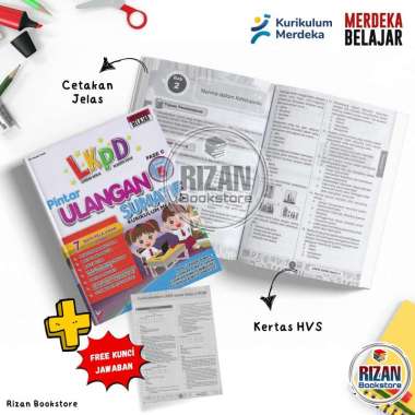 Buku LKPD Pintar Ulangan Sumatif Kurikulum Merdeka Untuk SD/MI KELAS 1