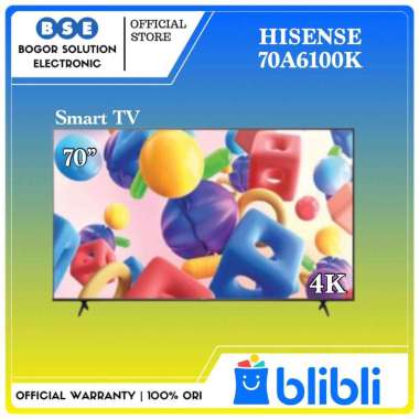 [ORIGINAL] TV LED 70 Inch 4K UHD Hisense 70A6100K Vidaa Smart TV UHD 70A6100