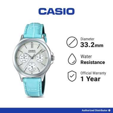 Jam Tangan Wanita Casio LTP-V300L-2AUDF Leather Quartz Original