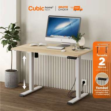 Cubic Meja Kerja Elektrik / Adjustable Desk / YAGI AD 120 B Molala Black