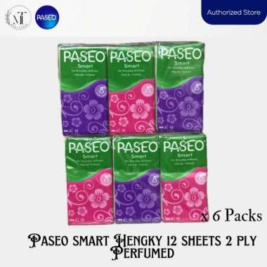 Paseo Hangky Perfumed Tissue Paseo Smart Pocket Tissue Saku Paseo Hanky isi 6 Packs