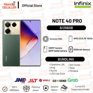 Infinix Note 40 Pro 4G 8/256GB Garansi Resmi Indonesia TAM Note 40 Pro 4G 8/256 Non Bundling