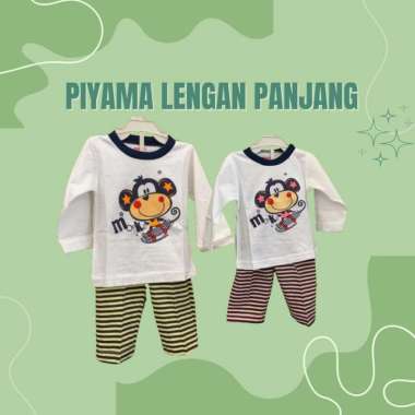 Piyama Lengan Panjang + Celana L Pink