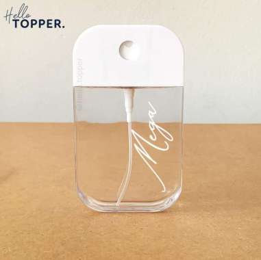 Custom Nama Botol Hand Sanitizer Parfum 45ml UV Print