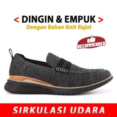 HUSH PUPPIES SEPATU LOAFER PRIA ORIGINAL LOAFERS SLIP ON PANSUS ASLI ORI BRANDED TERBARU HITAM BLACK