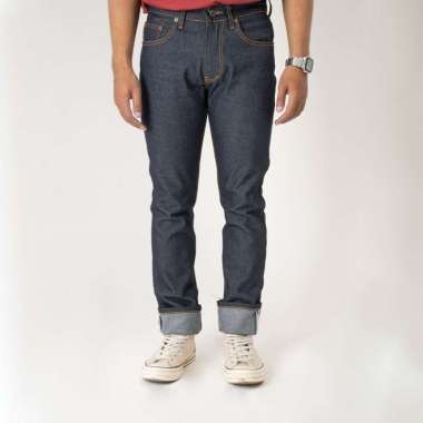 BLUE BLACK DENIM SHELLSTITCH 14OZ - 36 33