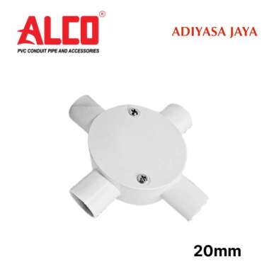 Tee Dus Conduit Cabang 4 20mm (Alco) / Tdus / T Dus