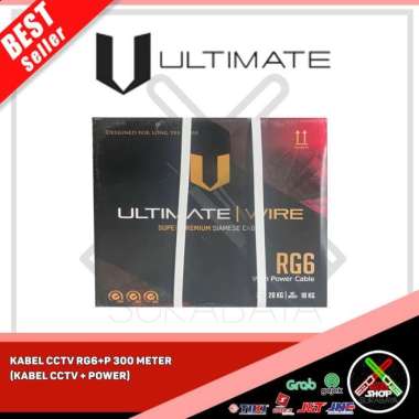 KABEL CCTV RG6+P 300 METER ULTIMATE WIRE (KABEL CCTV + POWER)