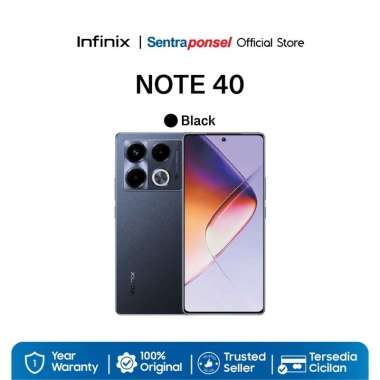 Handphone Infinix NOTE 40 4G NFC 8GB+256GB Black