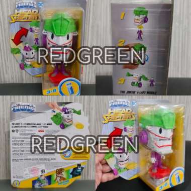mainan anak action figure dc super friends head shifters joker figure koleksi