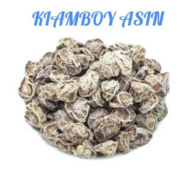 Manisan Kiamboy Asin Putih / Asinan Buah Kiamboi Kering / Plum 250 Gram