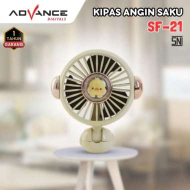 Kipas Mini VOTRE SF-21 Portable Kipas Angin Mini Portable Mini Fan Lipat Karakter Duck Tahan Lama 90