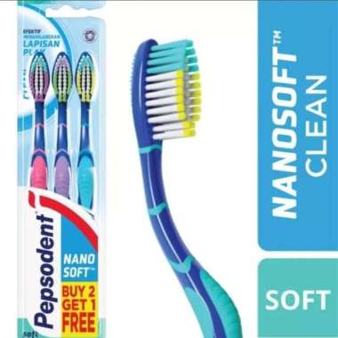 Pepsodent Sikat Gigi Double Care Clean isi 3