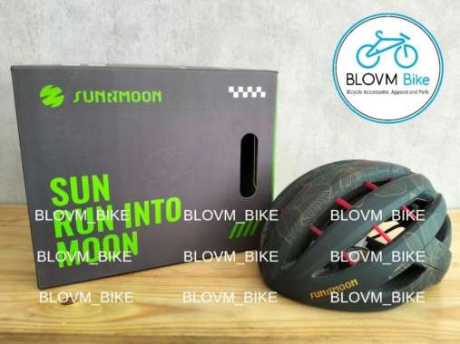 Helm Sepeda Sunrimoon CS57 ALIEN Bicycle Helmet Roadbike MTB BLACK