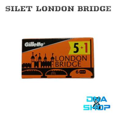 Silet Tajam London Bridge Set Isi 5 Pcs Original Razor Blade 1 Box Kecil Kemasan Baru