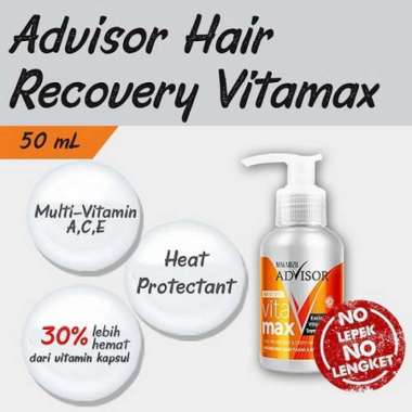 Murah -- MAKARIZO ADVISOR HAIR RECOVERY VITAMAX 50ML PUMP
