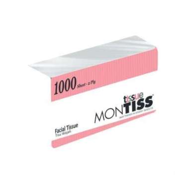 Surabaya - Montiss Softpack Facial Tissue 1000 Sheets Putih