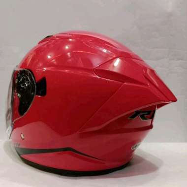 HELM NHK R1 MAX SOLID PINK MAGENTA HELM HALF FACE M